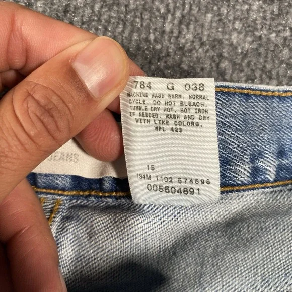 Vintage Y2K Levis 560 Comfort Fit Jeans Mens 36x30 Faded Distressed Light Wash - Picture 5 of 12